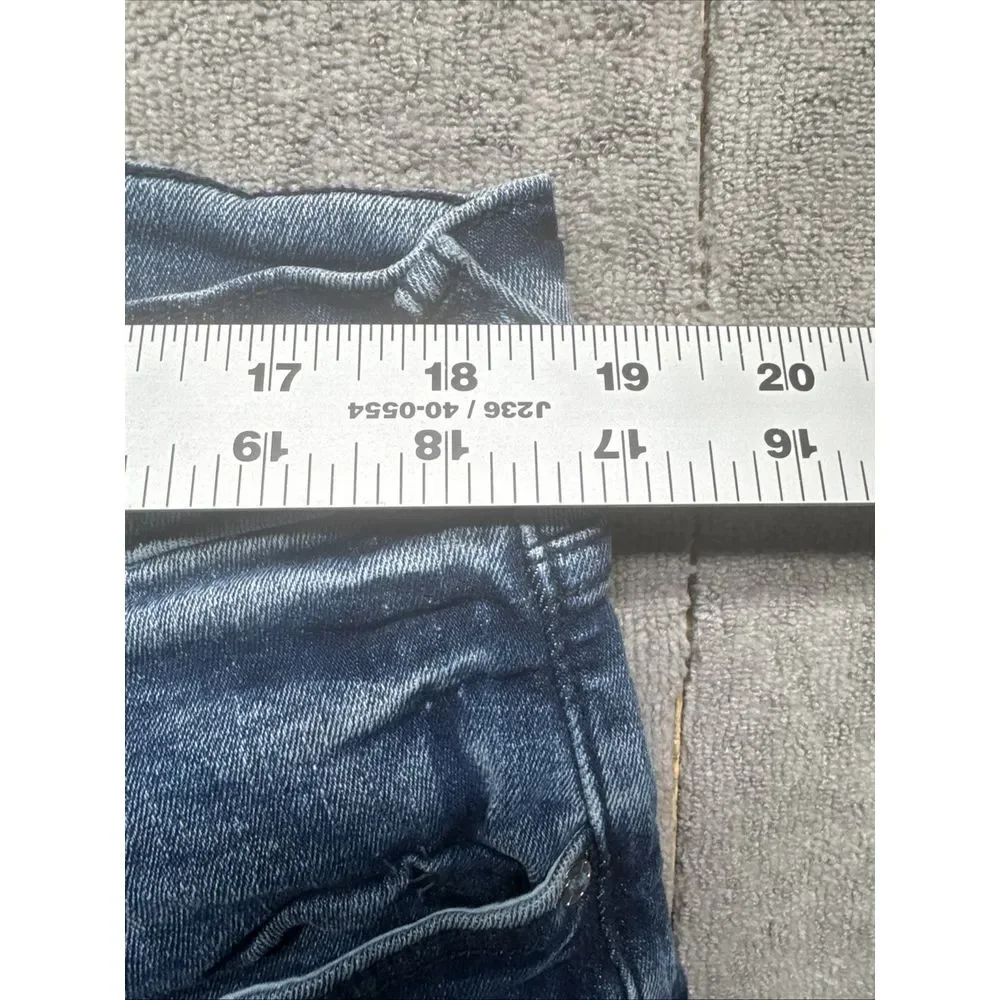 true religion rocco Moto Stitched relaxed skinny jeans 36x33‎ Blue Denim